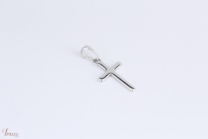 imusau.lt | parduodama minimalistinis sidabro spalvos kryželis