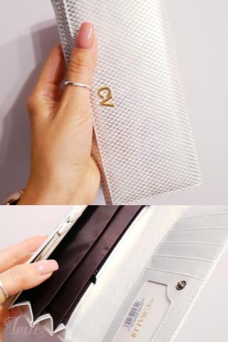 imusau.lt | parduodama moteriška elegantiška sidabrinės spalvos piniginė