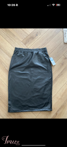 imusau.lt | listing Dirbtinės odos juodas sijonas