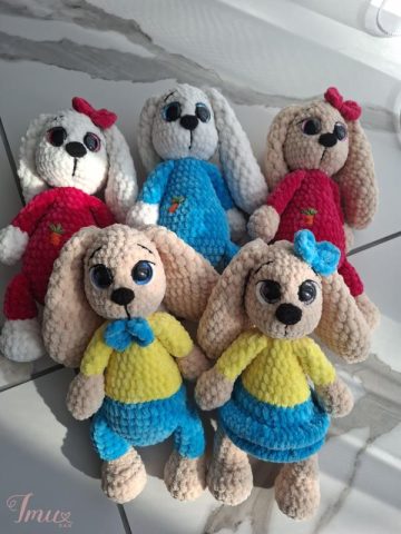 imusau.lt | listing Rankų darbo nerti kiškučiai